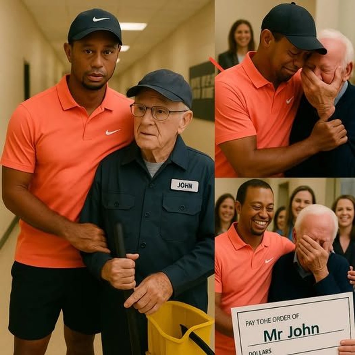 Tiger Woods Discovers His Old School Janitor Still Working at 79—What He Did Next Left Everyone in Tears…