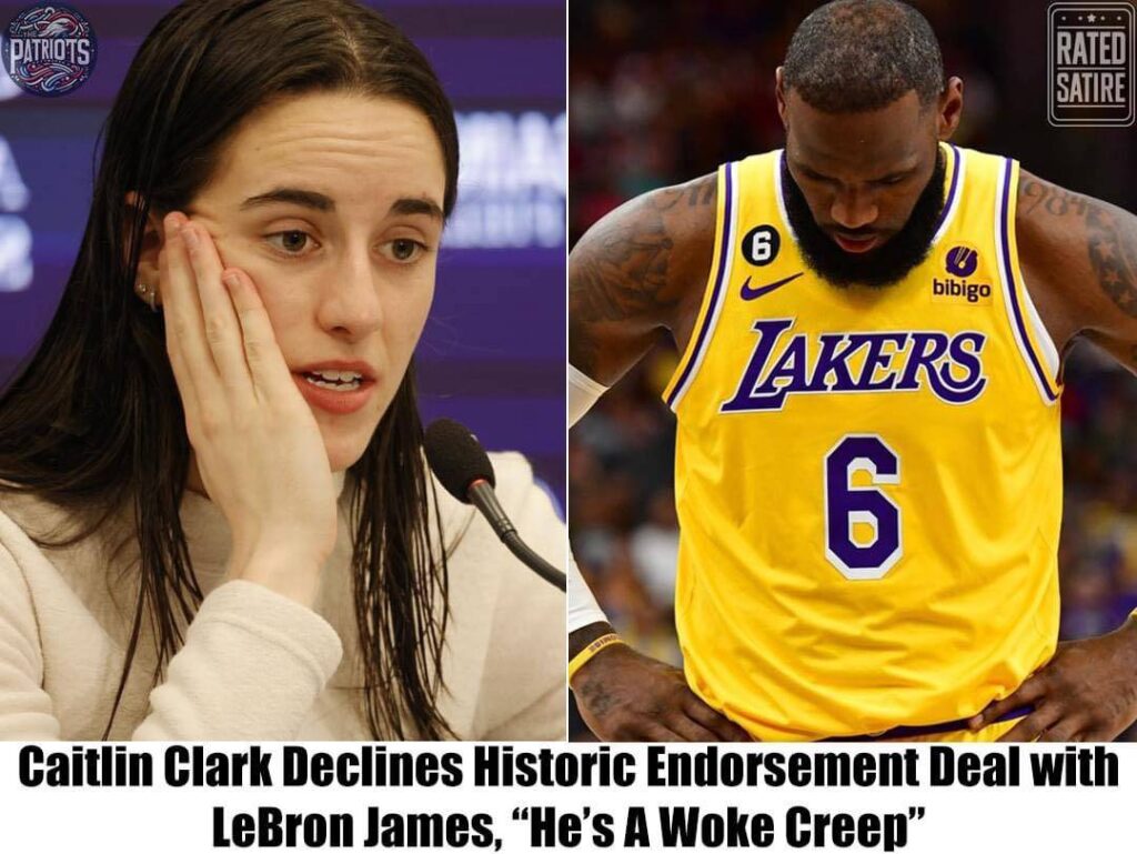 Breaking: Caitlin Clark Turns Down Record-Breaking Endorsement Opportunity Alongside LeBron James, “Not With This Woke Creep”