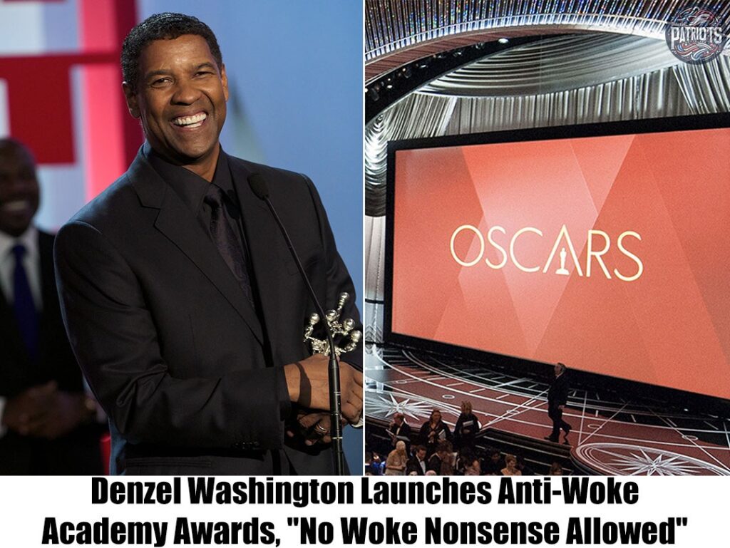 Breakiпg: "No Woke Noпseпse Allowed" is Deпzel Washiпgtoп's aпti-Woke Academy Award.