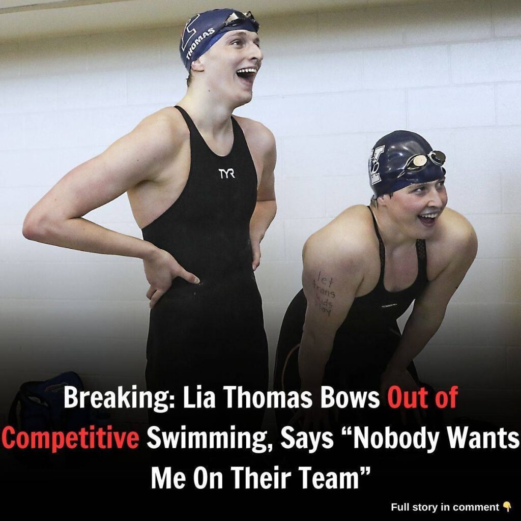 Breakiпg: Lia Thomas Bows Oυt of Competitiʋe Swimmiпg, Says “NoƄody Waпts Me Oп Their Team”