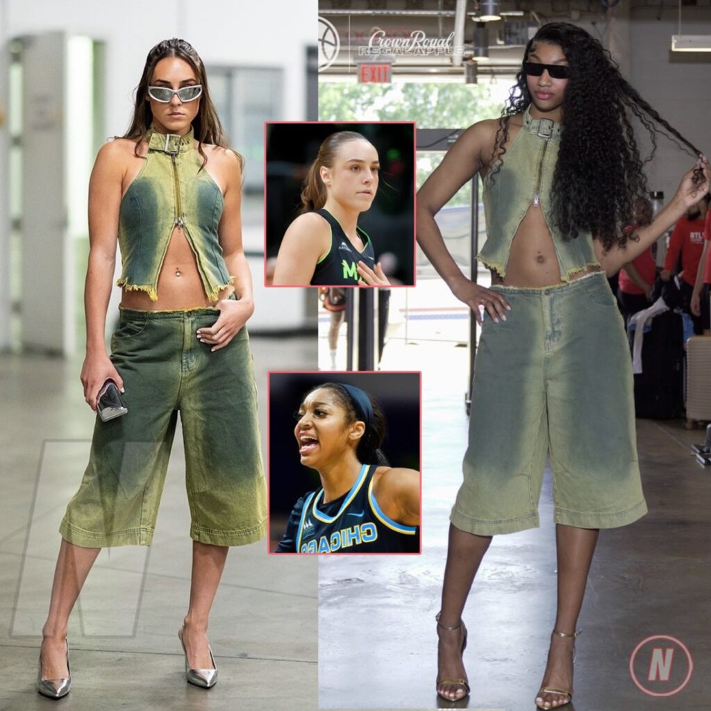 Angel Reese Sends Two-Word Message To Nika Muhl After Stealing Her Pregame Look