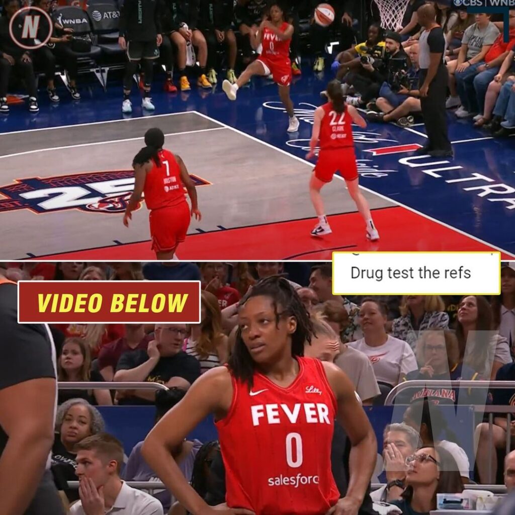 Refs BLOW 2 STRAIGHT Calls: Out Of Bounds & GHOST Foul On Indiana Fever vs New York Liberty WNBA