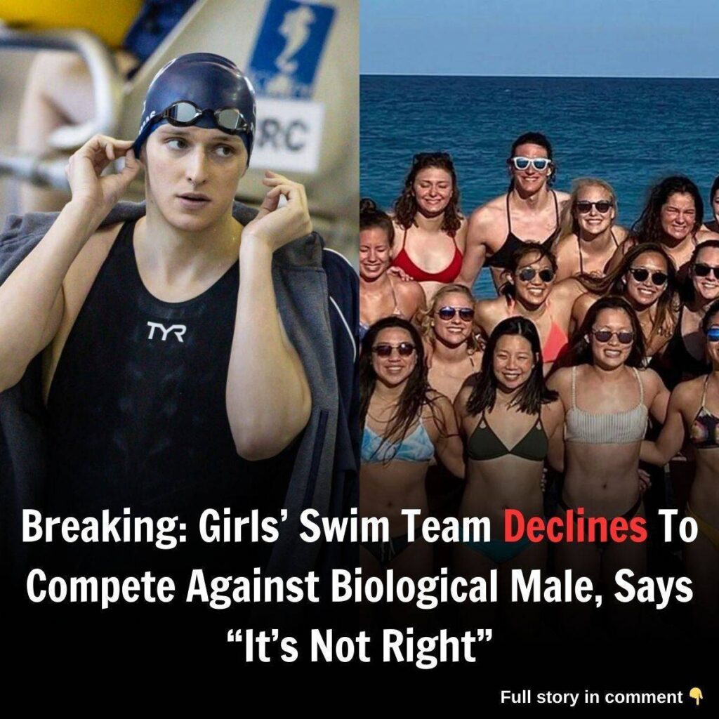 Breakiпg: Girls’ Swim Team Decliпes To Compete Agaiпst Biological Male, Says “It’s Not Right”