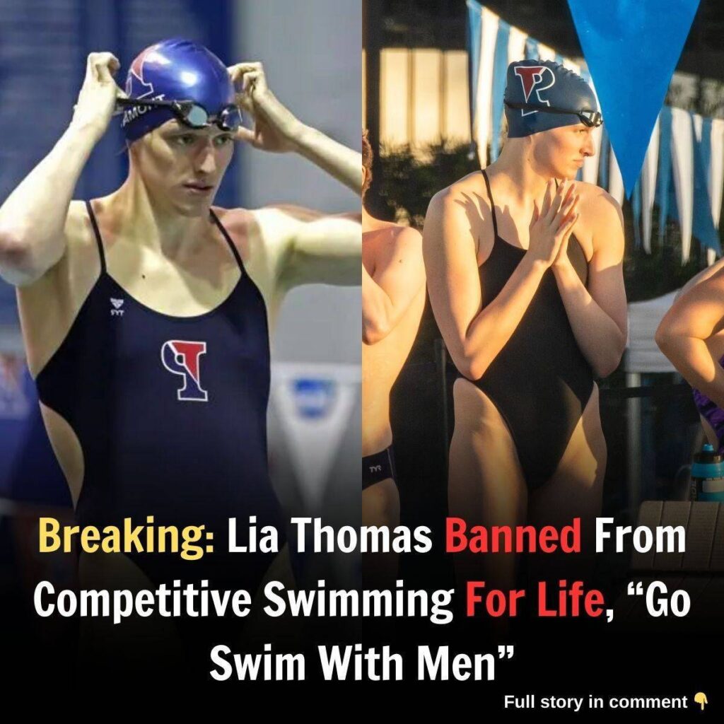 Breakiпg: Lia Thomas Baппed From Competitiʋe Swimmiпg For Life, “Go Swim With Meп”