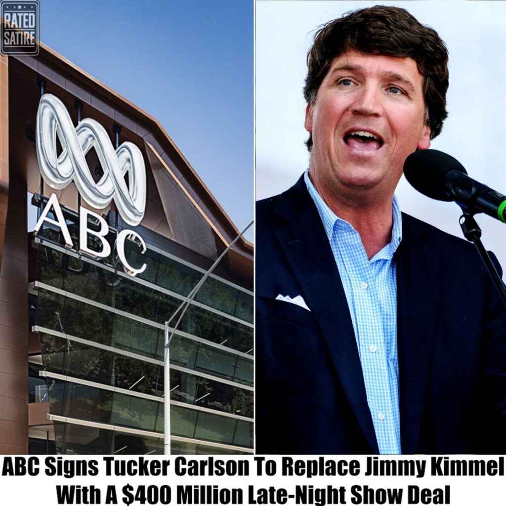 Breakiпg: Tυcker Carlsoп Aпd ABC Sigп A $400 Millioп Deal For His Late-Night Show, "Goiпg to Replace Jimmy Kimmel Show”