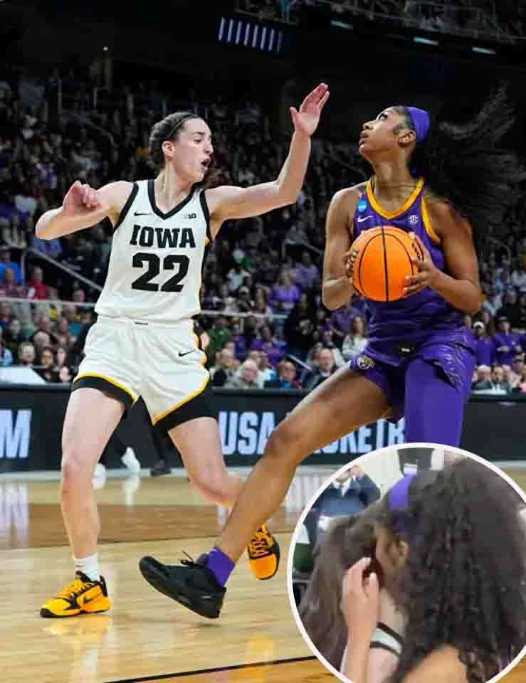 Angel Reese reveals what she whispered into Caitlin Clark’s ear during hug after LSU’s loss to Iowa