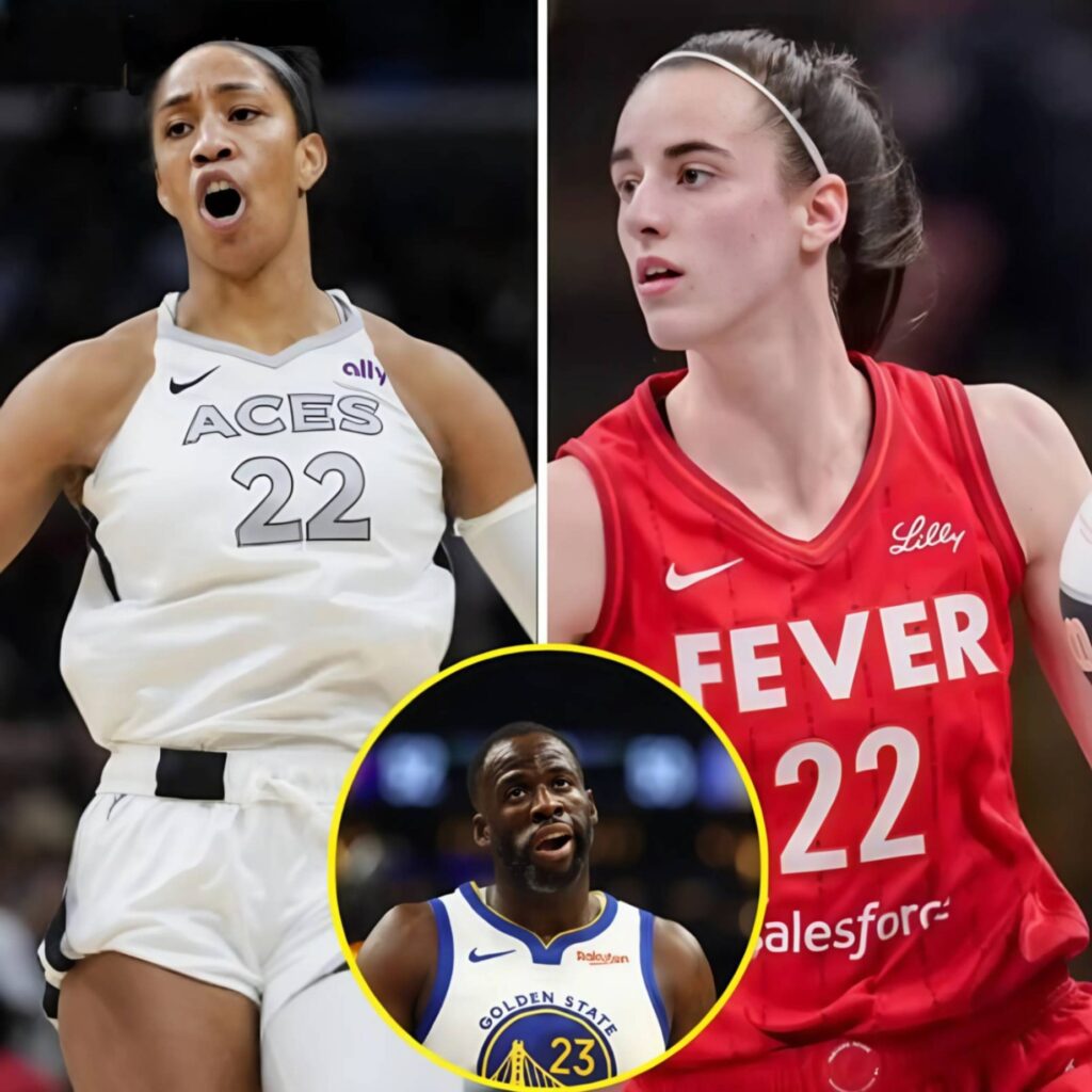 “A’ja Wilson Is The Real Star Of The WNBA, Not The Well-marketed Person Caitlin Clark” Draymond Green Is Going Against The Majority When He “Ironically” People “Flatter” Rookie Clark Too Much.