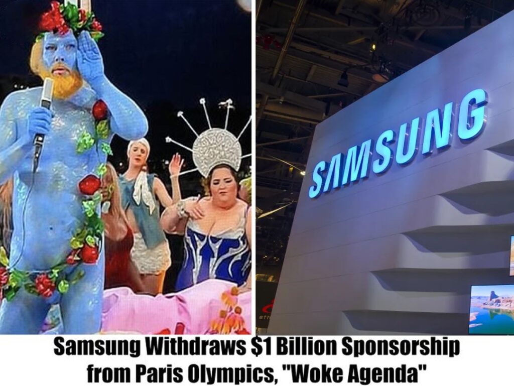 Breaking: Samsung withdraws $1 billion sponsorship from Paris Olympics, citing "Woke Agenda.”